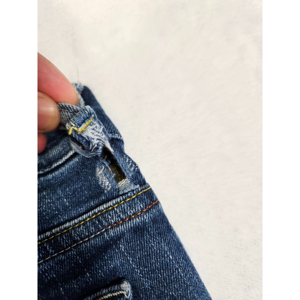 Diesel Liv Jeans Men's 25x30 Blue Denim Stretch Slim Straight Leg‎ Dark Wash - Picture 8 of 13